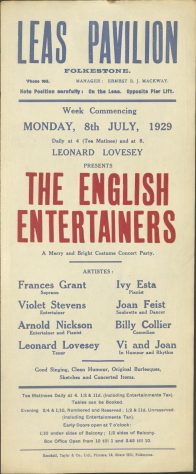 The English Entertainers