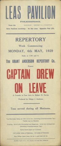 Captain Drew On Leave