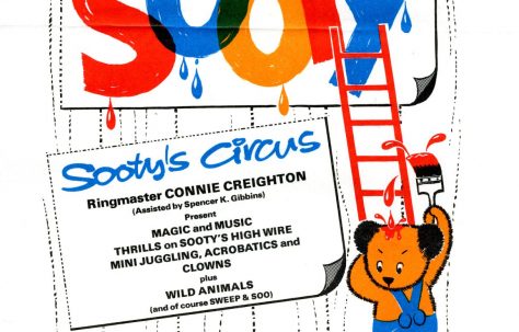 Flyer for 'Sooty's Circus'