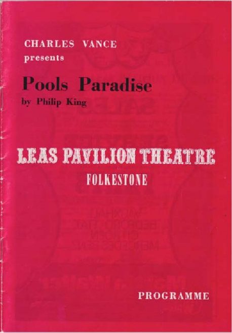 Programme for 'Pools Paradise'