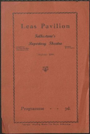Programme for "The First Mrs. Fraser"